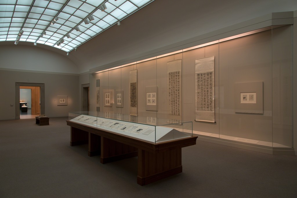 Gallery view, "Enigmas: The Art of Bada Shanren (1626–1705)," Freer Gallery of Art, Smithsonian. Photo by Robert Harrell. Gallery view, "Enigmas: The Art of Bada Shanren (1626–1705)," Freer Gallery of Art, Smithsonian. Photo by Robert Harrell.