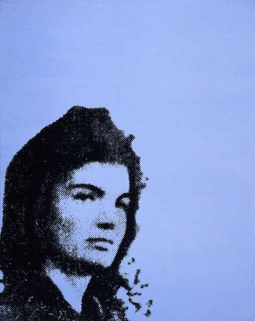 Andy Warhol, ‘Jackie’, 1964, Print, Acrylic and silkscreen ink on linen, National Gallery of Victoria