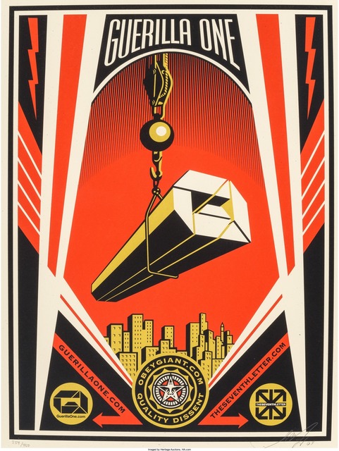 Shepard Fairey (OBEY), ‘Guerilla One X The Seventh Generation Collaboration Print’, 2009, Heritage Auctions
