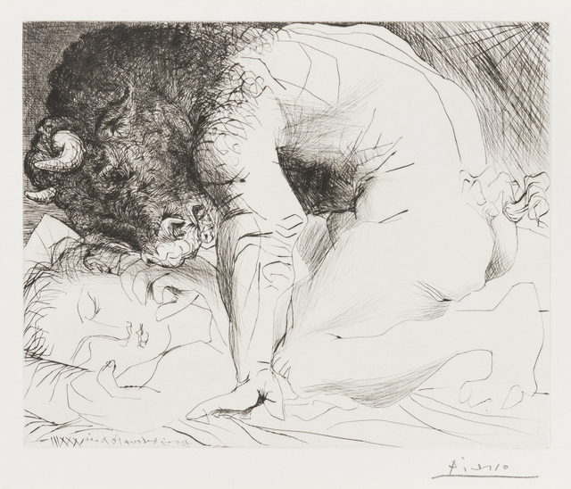 Pablo Picasso, ‘MINOTAURE CARESSANT UNE DORMEUSE’, 1933, Christopher-Clark Fine Art