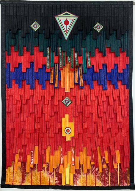 Abdoulaye Konaté, ‘Composition en rouge touareg serie n.3’, 2019, Installation, Textile, Primo Marella Gallery
