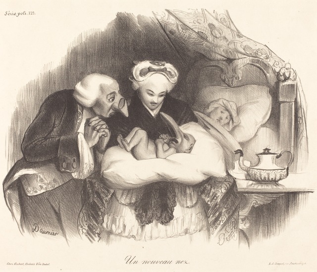 Honoré Daumier, ‘Un nouveau nez’, 1833, National Gallery of Art, Washington, D.C.