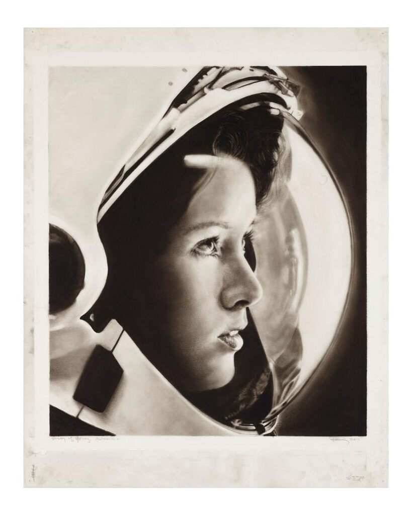 Robert Longo - Study of Young Astronaut