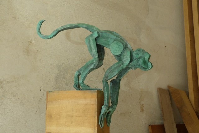 Sophie Dickens, ‘Capuchin Monkey 3’, 2019, Sculpture, Wood, artists original, Sladmore