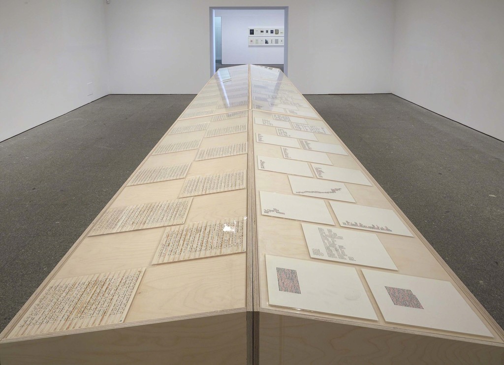 Exhibition view. “Carl Andre. Sculpture as Place, 1958-2010,” 2015. Fotografía: Joaquín Cortés/Román Lores Exhibition view. “Carl Andre. Sculpture as Place, 1958-2010,” 2015. Fotografía: Joaquín Cortés/Román Lores
