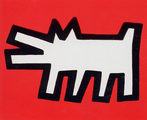 Keith Haring, ‘Icons (B) - Barking Dog’, 1990, Hamilton-Selway Gallery Auction