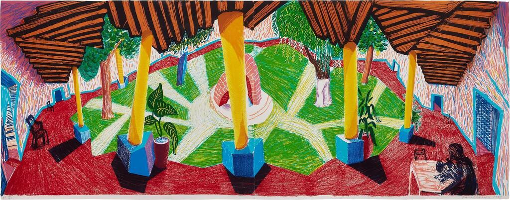 David Hockney - Hotel Acatlan: Two Weeks Later, from Moving Focus (M.C.A.T. 271)