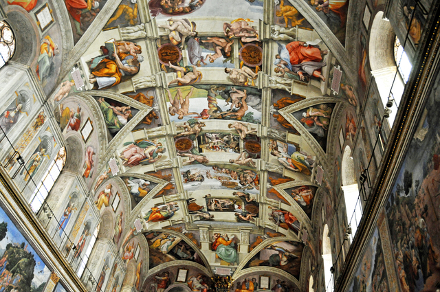 Michelangelo Buonarroti | Sistine Chapel Ceiling Frescoes (1508-1512 ...