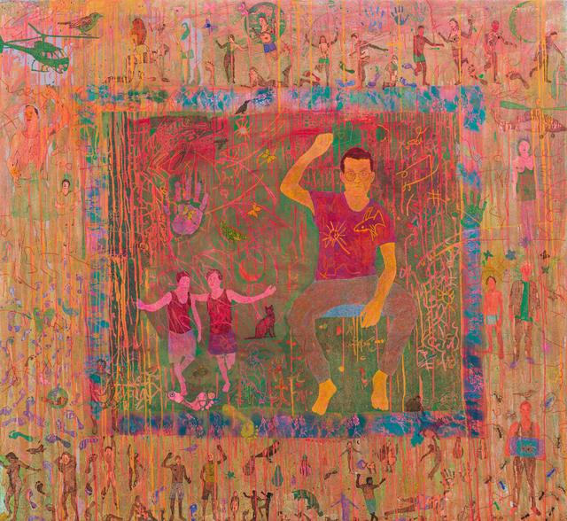 Slimen Elkamel, ‘Intoxication’, 2018, Painting, Acrylic on canvas, Sulger Buel Gallery