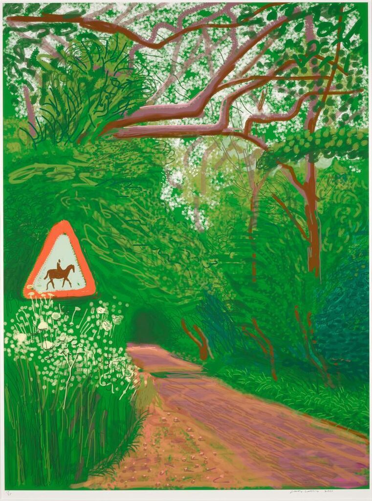 David Hockney - The Arrival of Spring in Woldgate, East Yorkshire in 2011 (twenty eleven) - 30 May