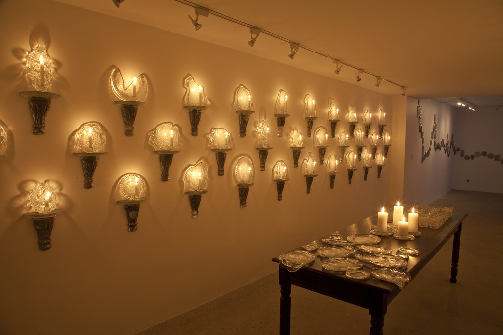 Installation View: Sconces; Platters; Tumblers; Medallions Installation View: Sconces; Platters; Tumblers; Medallions