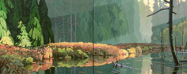 Clayton Anderson, ‘Beaver Pond (Diptych) ’, Madrona Gallery