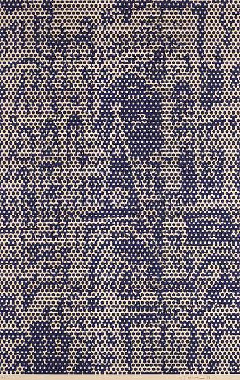 Roy Lichtenstein - Cathedral #3, from Cathedral Series (C. 78; G. 144)