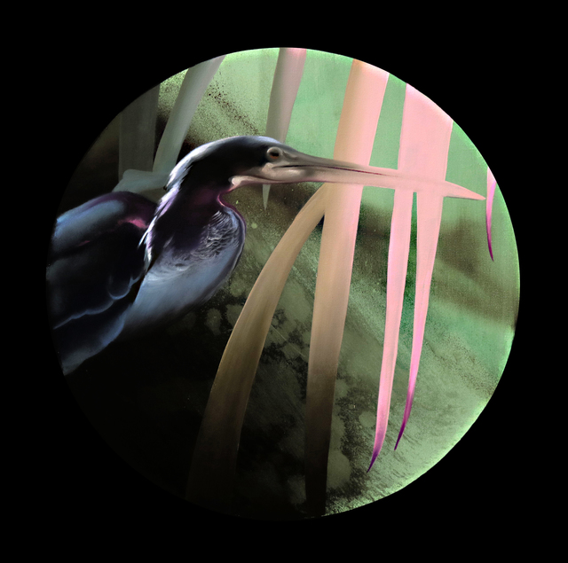 Manu Muñoz, ‘Blue heron’, 2018, Blanca Soto Arte