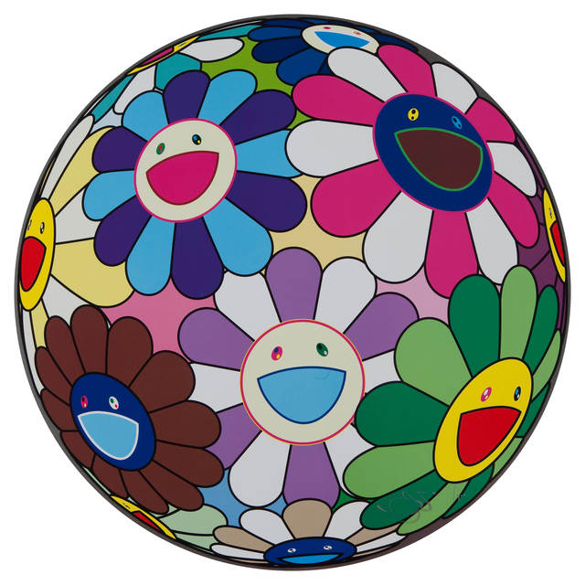 Takashi Murakami, ‘Flower Ball (Dumpling)’, 2013, Print, Offset lithograph printed in colours on smooth wove paper, Lougher Contemporary