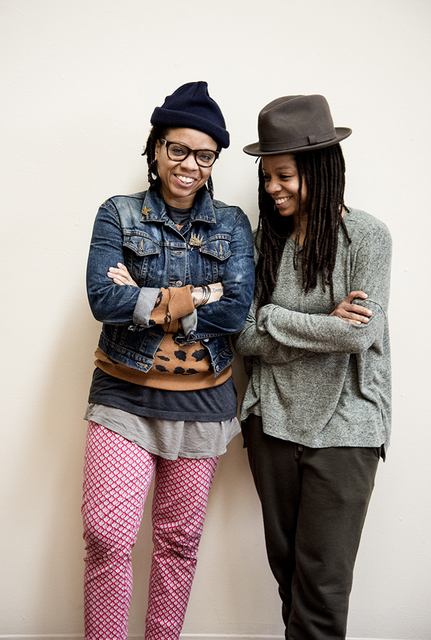 Lewis Watts, ‘Melorra and Melonie Green at the African American Art and Culture Complex, San Francisco’, 2018, Photography, Archival pigment print, Rena Bransten Gallery
