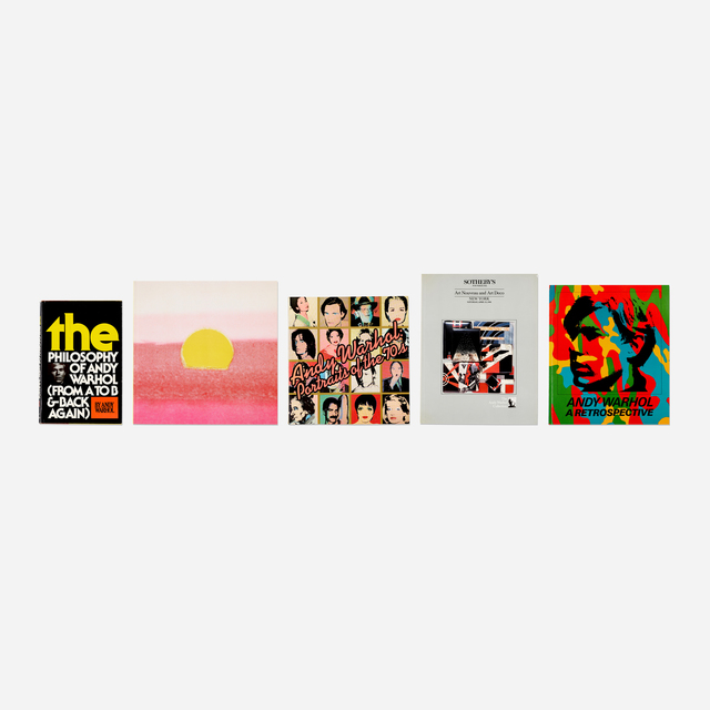 Andy Warhol, ‘collection of five books’, 1975-2008, Rago/Wright