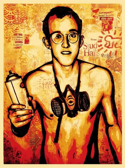 Shepard Fairey (OBEY), ‘Keith Haring’, 2010, EHC Fine Art Gallery Auction