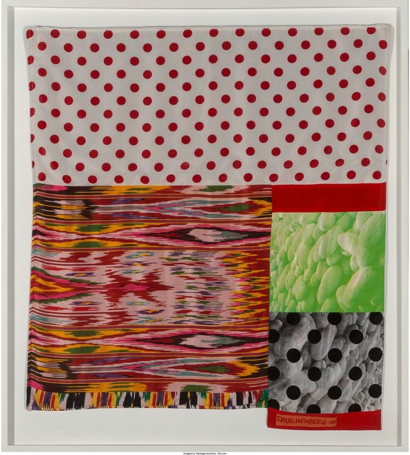 Robert Rauschenberg, ‘Samarkand Stitches #VII’, 1988, Print, Screenprint with mixed media, Heritage Auctions
