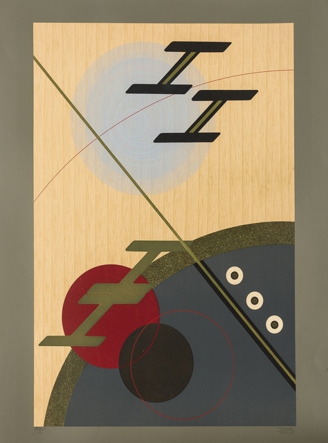 Cesar Domela, ‘Composition’, 1973, Print, Screenprint with lithograph printed in colours, Forum Auctions