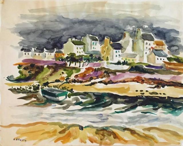 Katherine Librowicz, ‘Village Harbour’, 20th Century, Lions Gallery