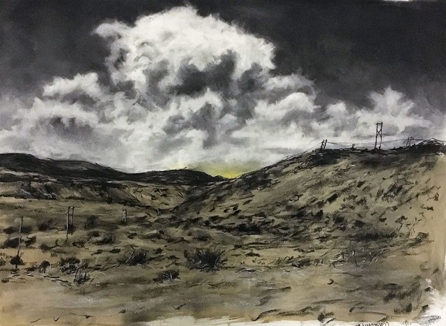 Themba Khumalo, ‘Watching from the peak’, 2017, Red Room Gallery