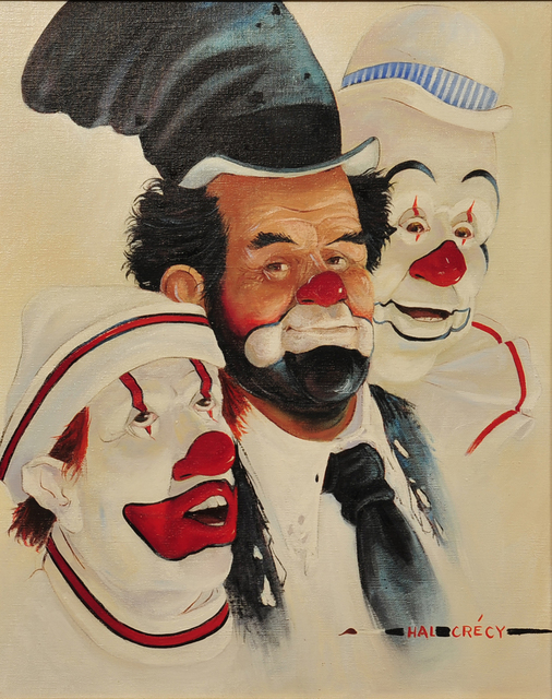 Hal Crecy, ‘3 Clowns’, The Illustrated Gallery