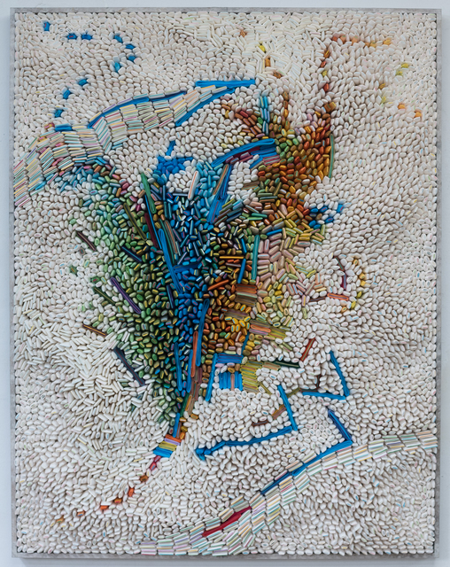 Ilhwa Kim, ‘White Portrait’, 2019, Painting, Hand dyed hanji paper, HOFA Gallery (House of Fine Art)