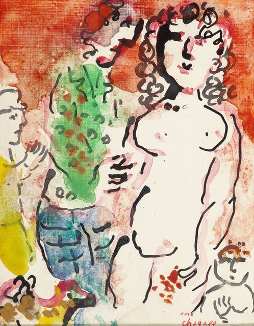 Marc Chagall, ‘Autour de nu’, circa 1982-83, Heritage Auctions