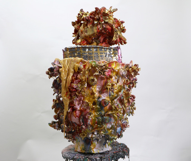 Virginia Leonard, ‘All I Want Is Hair Extensions’, 2019, Sculpture, Clay, lustre and resin, Mindy Solomon Gallery