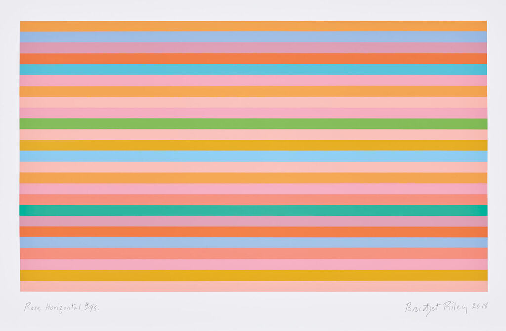 Bridget Riley - Rose Horizontal (T & G. 91)