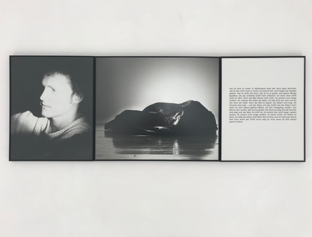 Jochen Gerz, ‘PIONIERE’, 1982, Photography, Triptych, b/w photography, text, Brigitte March International Contemporary Art