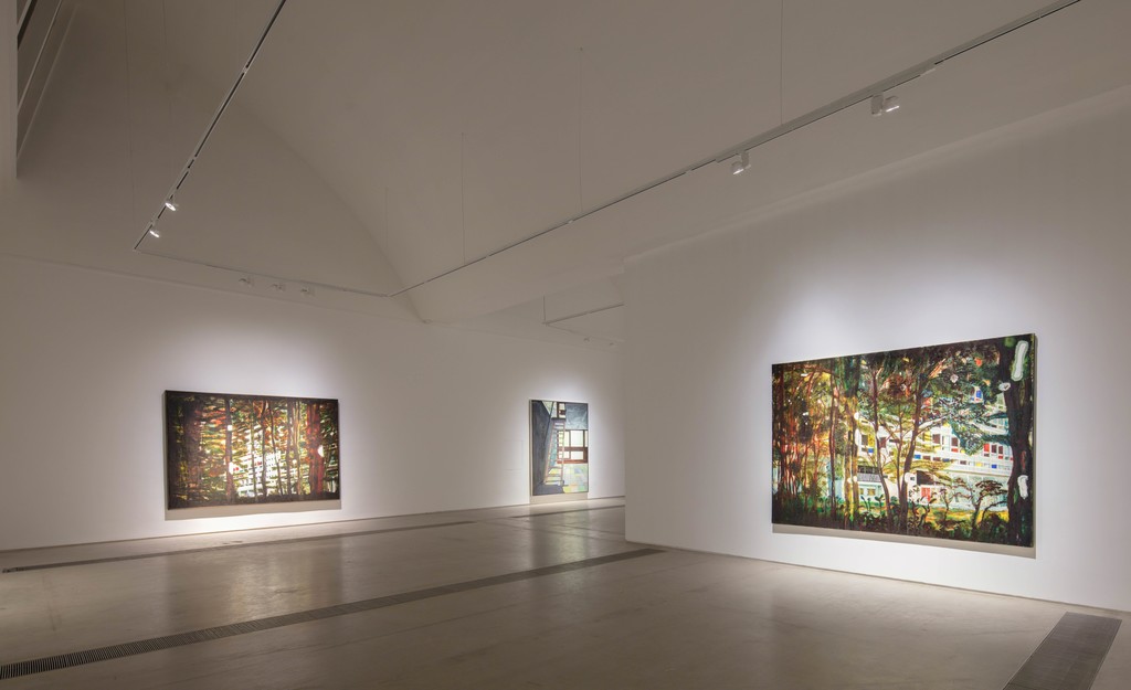Installation view of the exhibition Peter Doig "Cabins and Canoes: the Unreasonable Silence of the World"
Faurschou Foundation, Beijing, 2017
Artworks in this photo:
Concrete Cabin II(1992),Briey (Interior)(1999),Concrete Cabin West Side(1993)©Peter Doig
Photograph by Kitmin Lee
©Faurschou Foundation Installation view of the exhibition Peter Doig "Cabins and Canoes: the Unreasonable Silence of the World"
Faurschou Foundation, Beijing, 2017
Artworks in this photo:
Concrete Cabin II(1992),Briey (Interior)(1999),Concrete Cabin West Side(1993)©Peter Doig
Photograph by Kitmin Lee
©Faurschou Foundation