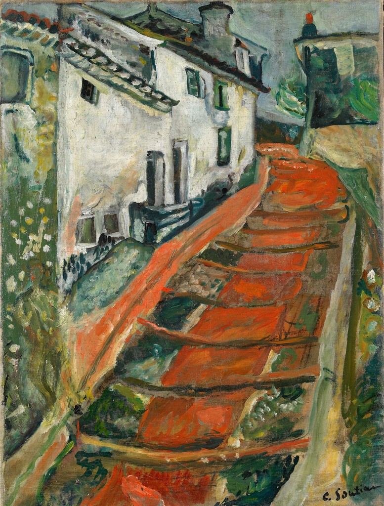 Chaïm Soutine. L’Escalier rouge à Cagnes Chaïm Soutine. L’Escalier rouge à Cagnes