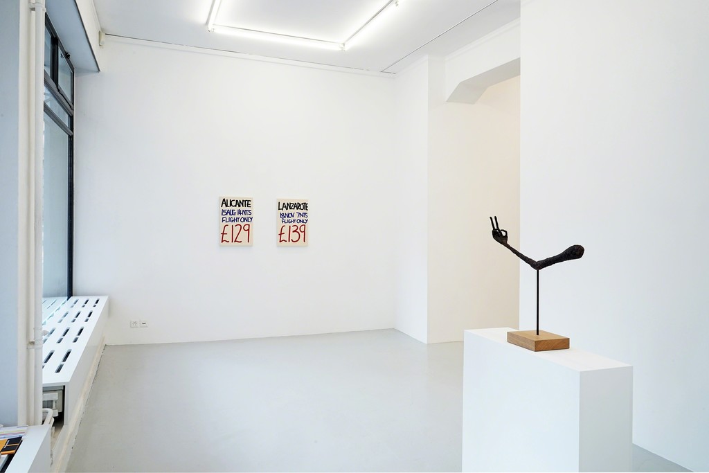 Installation view When the facts change, I change my mind with works by Benedikte Bjerre, Anne-Lise Coste, Slawomir Elsner, Jonathan Monk, Andreas Slominski and Sandra Vásquez de la Horra. Lullin + Ferrari, Zurich, 2019 Installation view When the facts change, I change my mind with works by Benedikte Bjerre, Anne-Lise Coste, Slawomir Elsner, Jonathan Monk, Andreas Slominski and Sandra Vásquez de la Horra. Lullin + Ferrari, Zurich, 2019