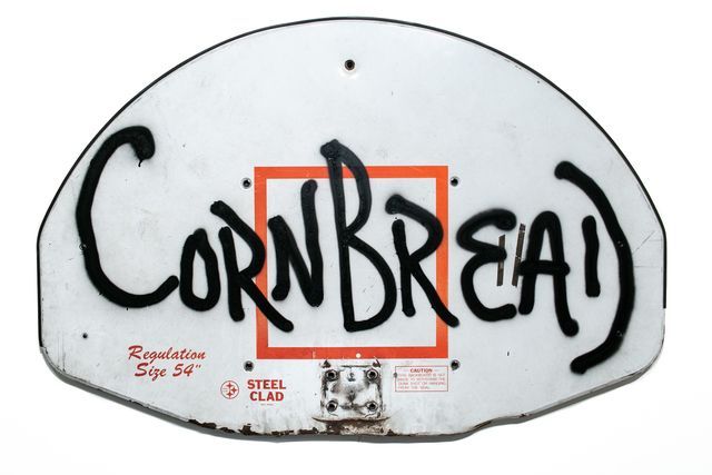 Cornbread, ‘Backboard’, 2019, Painting, Spray paint on basketball backboard, Paradigm Gallery + Studio