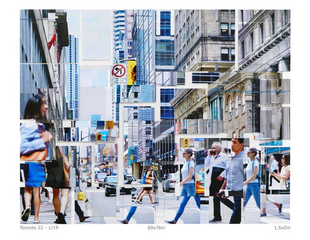 Phil Stein, ‘Toronto 22’, 2019, Photography, Photography on plexi collage, Abbozzo Gallery