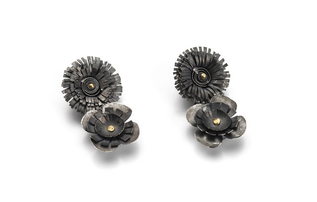 Lucia Massei, ‘A tarda sera’, 2020, Fashion Design and Wearable Art, Yellow gold, burnish silver, Galleria Antonella Villanova