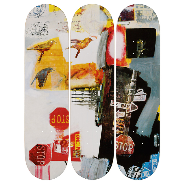 Robert Rauschenberg | Overdrive Skateboard Decks (2017) | Artsy