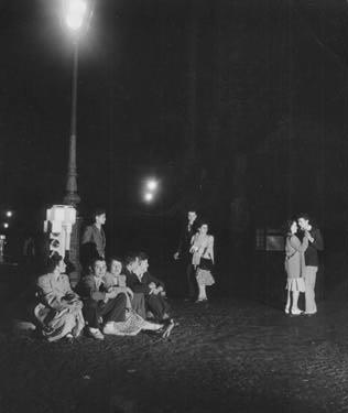 Robert Doisneau, ‘14th July Celebrations’, ca. 1950, Photography, Vintage silver gelatin print, Michael Hoppen Gallery