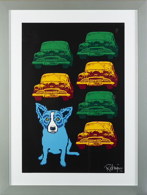 George Rodrigue, ‘George Rodrigue Junkyard Dog Signed Silkscreen Contemporary Art’, 1990-2013, Print, Silkscreen, Modern Artifact