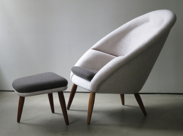 Nanna and Jorgen Ditzel, ‘"Oda" Lounge Chair and Ottoman’, 1953, Vance Trimble