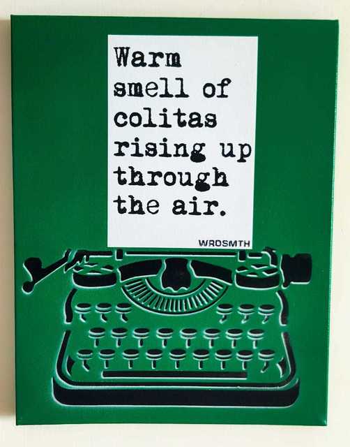 Wrdsmth Warm Smell Of Colitas Rising Up Through The Air 2019 Available For Sale Artsy