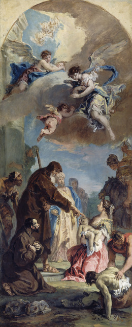 Sebastiano Ricci, ‘A Miracle of Saint Francis of Paola’, 1733, Painting, Oil on canvas, National Gallery of Art, Washington, D.C.