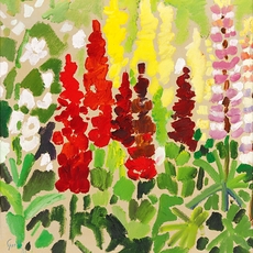 Siegward Sprotte, In meinem Garten (Zwiesprache mit Lupinen) (1981)