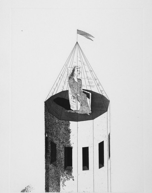 David Hockney, ‘The Princess in her Tower’, 1969, Print, Aquatint, Goldmark Gallery
