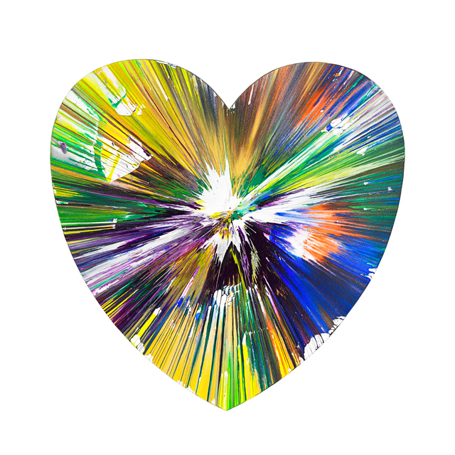 Damien Hirst, ‘Heart Spin Painting (Created at Damien Hirst Spin Workshop)’, 2009, Rago/Wright