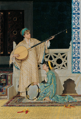 Two Musician — Osman Hamdi Bey