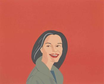 Alex Katz - Big Red Smile