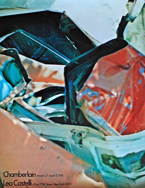 John Chamberlain, ‘LEO CASTELLI GALLERY POSTER/INVITATION’, 1976, Ephemera or Merchandise, Offset Lithograph Poster, Alpha 137 Gallery